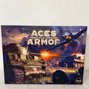 Aces & Armor WWII Miniatures Strategy Board Game NEW (PKB/PK3) EN/DE